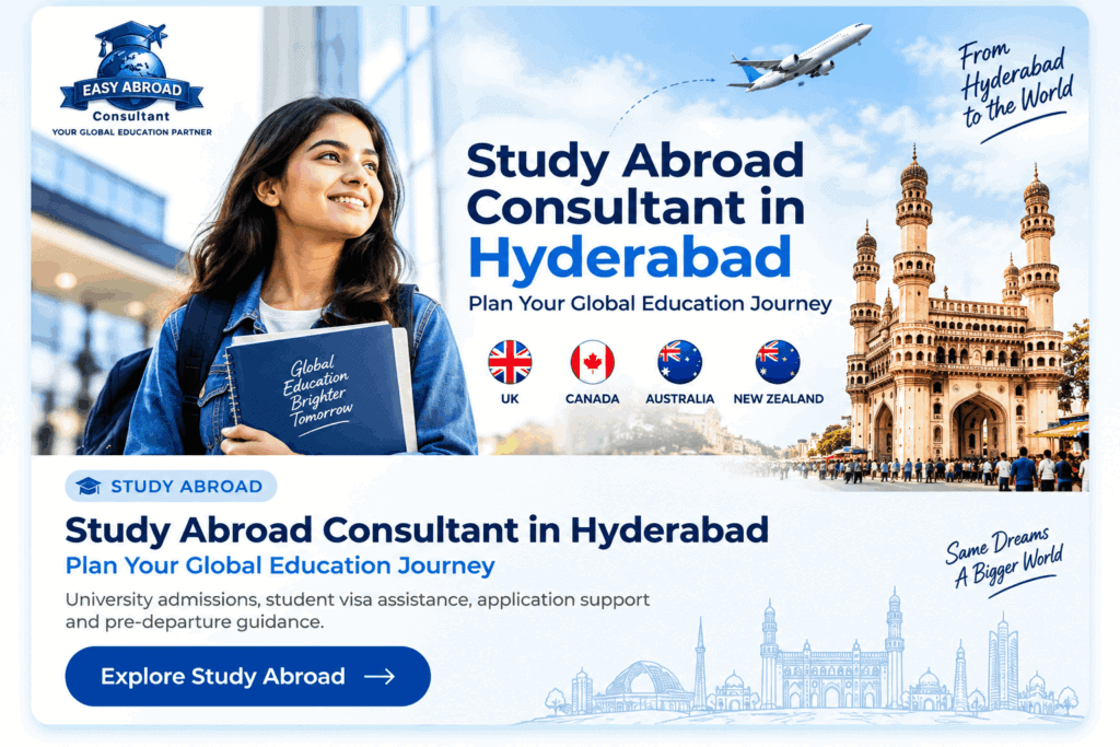 Study Abroad Consultant in Hyderabad - Easy Abroad Consultant